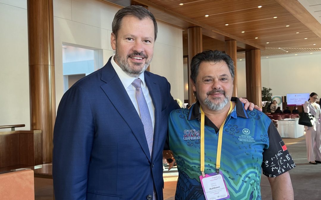 Minister for Industry and Science Hon Ed Husic mp meets ATSIMA CEO Prof. Chris Matthews