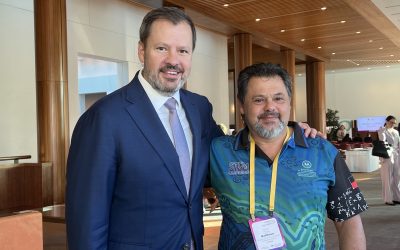 Minister for Industry and Science Hon Ed Husic mp meets ATSIMA CEO Prof. Chris Matthews