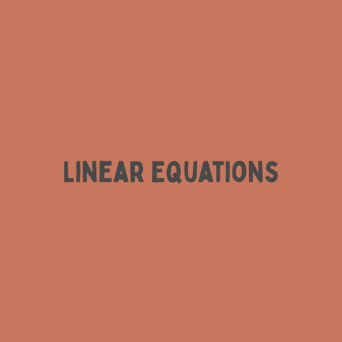Linear Equations (2021)