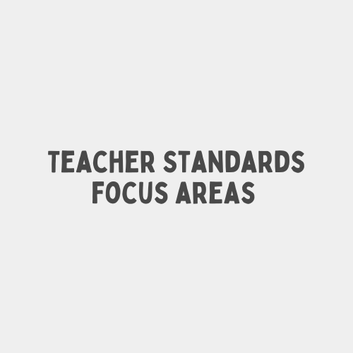 Teacher Standards focus areas