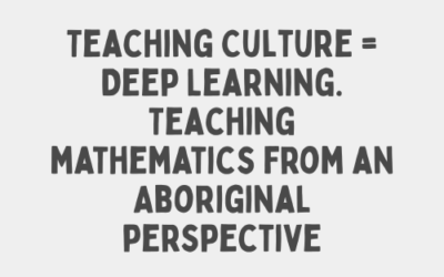 Teaching Culture = Deep Learning. Teaching mathematics from an Aboriginal perspective – Podcast with Professor Chris Matthews
